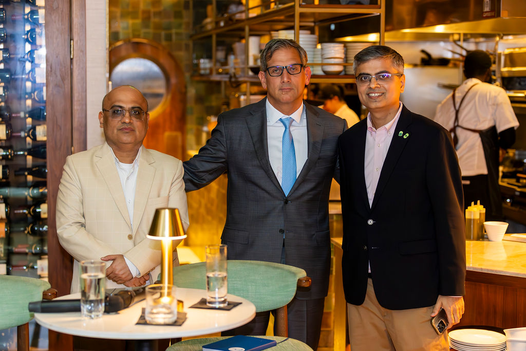 Rohit Arora with event guests